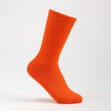 Socks, orange color, size 25-27