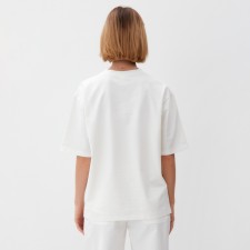Women's T -shirt Oversize minku: One Most Brand Ecrury Color, size 52