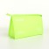 Lightning cosmetic bag, green color