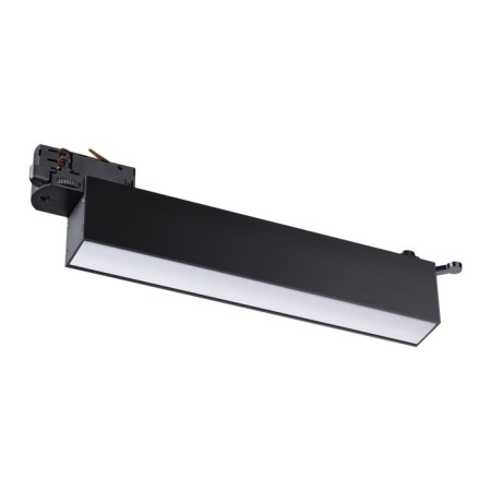The lamp is a three -phase track LED Novotech. Iter, 18W, LED, 79x323x36 mm, black color-2