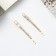 Invisibility for hair "Vivien" (set 2 pcs) stones radiance ovala, 5 cm, gold