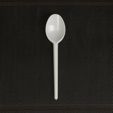 Spoon Plastic disposable white, dining room, 15.5 cm, in individual packaging 1 pc-2