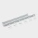 Kitchen holder suspended with 6 items, 1.5 × 28 × 7.5 cm, white color