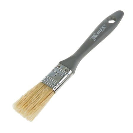 Brush flat Matrix euros, 25 mm, plastic handle, natural bristles