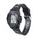 Men's Watch Electronic Astres Fashion, Silicon strap, waterproof, black 97318