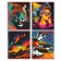 A notebook of 80 sheets in a cage for a crest "Graphic posters", covered cartoon, matte lamination, selective varnish, mix