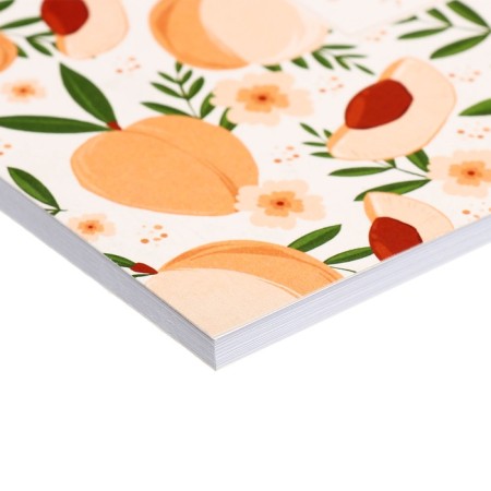 Lowed A6 Planning, with opened sheets, 50 sheets, on gluing, soft cover, avocado glider-2