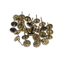 Гвозди СТРОЙБАТ, декоративные, 11х13 мм, бронза, 200 шт