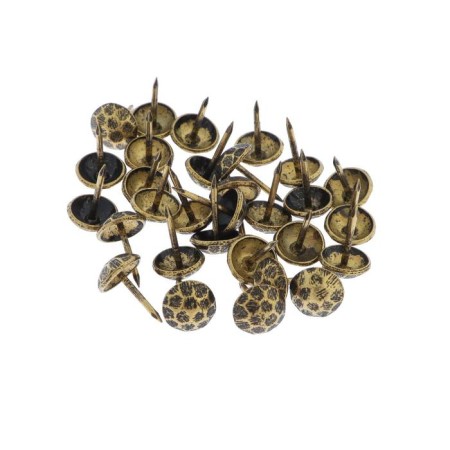 Nails Stroybat, decorative, 11x13 mm, bronze, 200 pcs