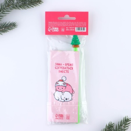 Gift New Year's Set: Notepad and Figure Hand "With Novokoti"-8