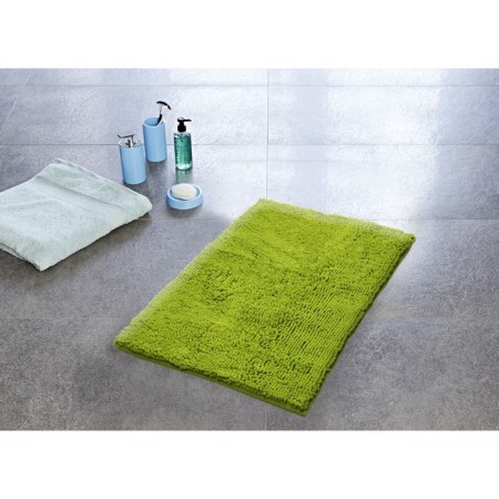Bathroom mat, green, 55x85 cm-1