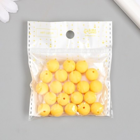 Beads for creativity plastic "Sharfran" matte d = 1.2 cm set 20 g-3