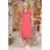 Female dress, size 54, coral color