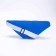 Board children's belt on a zipper, blue color