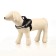 C9 harness is soft reflective, size XS, OG 38-50 cm, weight 3-6 kg, black