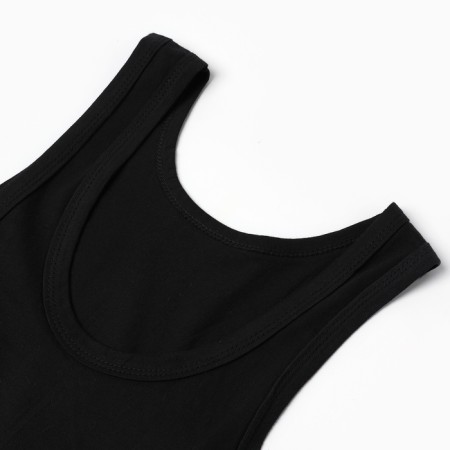 T -shirt male, black color, size 48-1