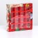 New Year. Box of 16 sweets, 17.7x17.7x3.8 cm, confectionery packaging