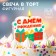 Candle for Cake "Happy Birthday", 8 x 8 cm, Cheburashka