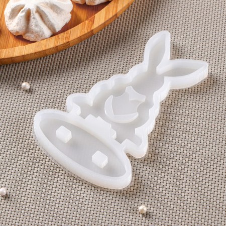 Silicone Mold "Hare Designer", 12 × 8 cm, the color is transparent-2