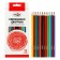 Pencils 12 -Gamma, hexagonal, sharpened., Cardboard. Packaging, euro suspension