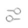 Shurup-ring Stroybat, white zinc, m2x20 mm, 8 pcs