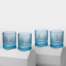 A set of glasses of Elsia 355 ml 4pcs (blue)