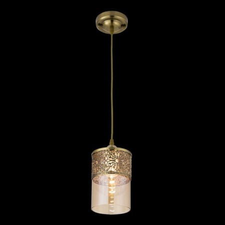 Suspended lamp Citilux "Emir" CL467013, 11.5x1.5x28 cm, 1x75W, e27, brown color-1