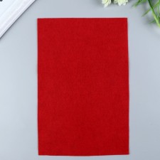 Soft felt 1 mm 20x30 cm red