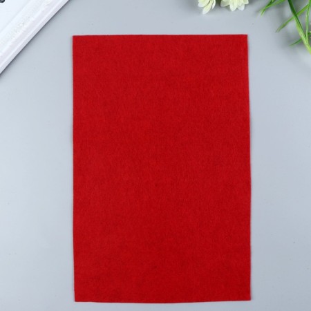 Soft felt 1 mm 20x30 cm red