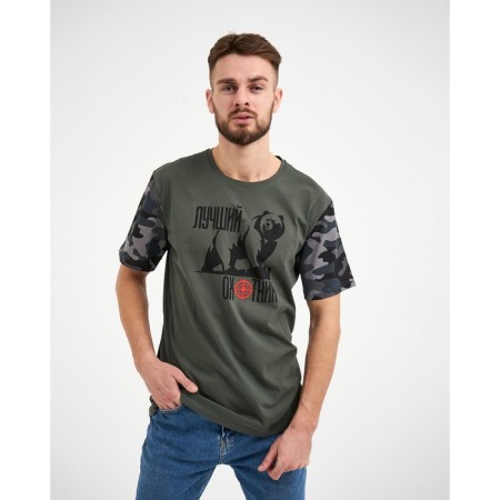 Men's T -shirt KAFTAN "Hunter", Khaki, p. 50-1