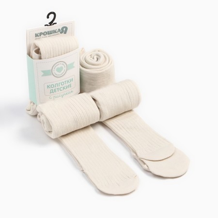 Pantyhose baby crumb I am Basic Line, height 62-68 cm, milk