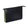 Plastic folder A4, 340 x 245 x 40 mm, lightning from above, plastic, calligrata top, black/yellow