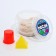 Kinetic sand, 2 molds, 200 g, white color
