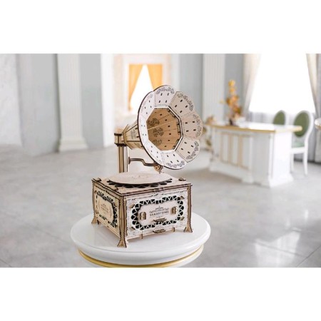 Wooden designer 3D "Gramophone"-21