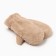 Women's mittens minku, brown color, 26 cm