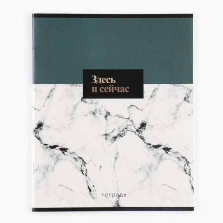 Notebook A5, 36 liters on the clip internal block No. 1 MIX “September 1: marble. Phrases "-5