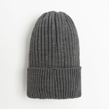 Children's hat, dark gray color, size 52-56-4