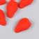 DECOR for creativity PVC "Half of strawberries" 3.6x2.4x1.5 cm