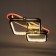 Cialogs with PDD "CRUZ" 2XLED 88W 3000-6000K RGB black gold 63x45x16cm