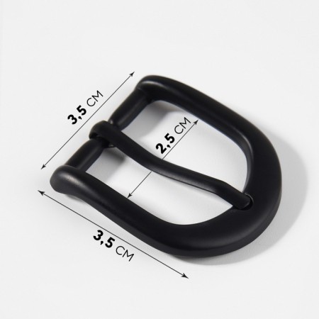 A belt buckle, 3.5 × 3.5 cm, 25 mm, black color-2