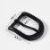 A belt buckle, 3.5 × 3.5 cm, 25 mm, black color
