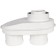 The chimney element Rommer RCA-8080-240002, adapter monobl., D = 80/80mm, sleeve d = 60mm, l = 50mm