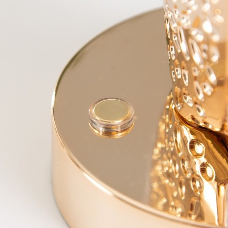 Table lamp sensory "Landis" LED 3W 3000-6000K USB AKB Dimmer gold 9.5x13.5x22 cm 102220-8
