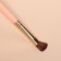 A set of makeup brushes, 3 objects, pink color
