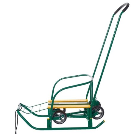 Sled "breeze 7 station wagon", green color-1