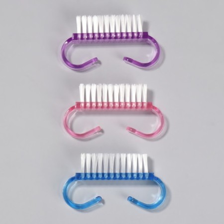 Manicure/pedicure brushes, 10 pcs, 6.5 × 1.3 cm, color mix-3
