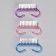 Manicure/pedicure brushes, 10 pcs, 6.5 × 1.3 cm, color mix