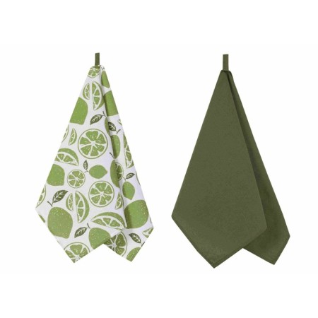 Kitchen towel Mojito, size 45x60 cm, green color-1