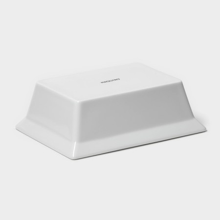 Baking Magistro White Gloss heat -resistant ceramics, 700 ml, 17.5 × 13.5 × 5.5 cm-4