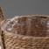 Kashpo wicker "Kenya" round with handles, 21.5x21.5x18.8 cm, natural